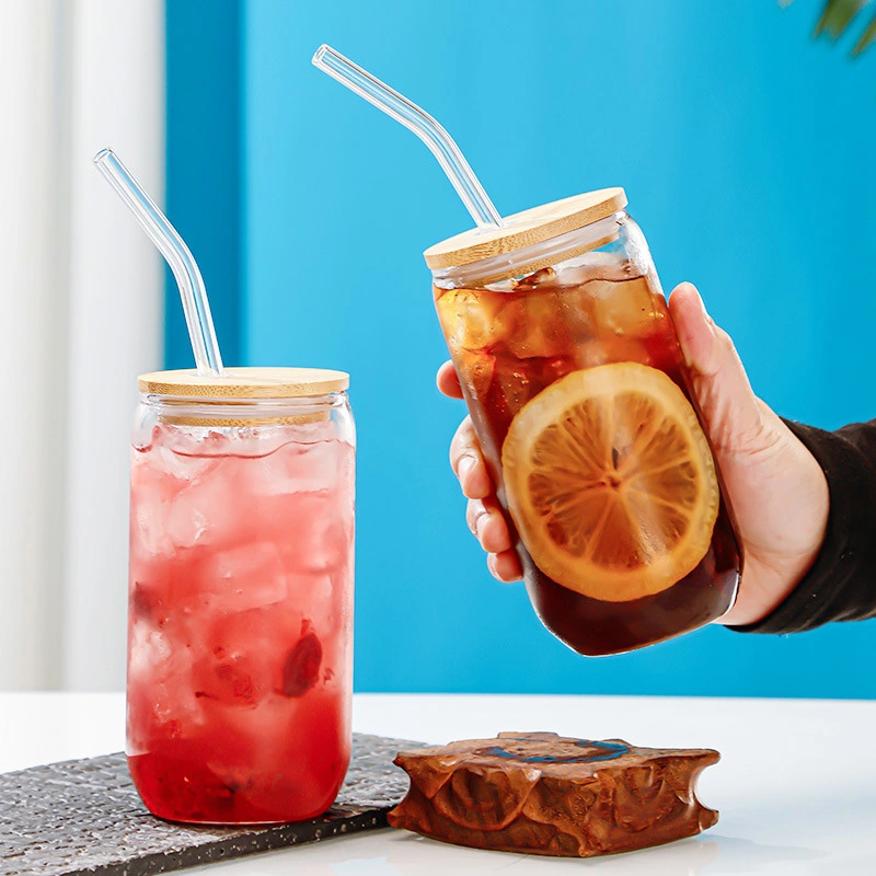 Glass Water Bottles With Straw